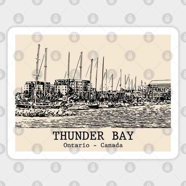 Thunder Bay - Ontario Magnet by Lakeric
